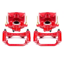 Rear RED CALIPER PAIR W/BRKT for Chevrolet, GMC and Cadillac image 2