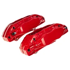 Front RED CALIPER PAIR W/O BRKT for 2004-2008 Acura TL image 6