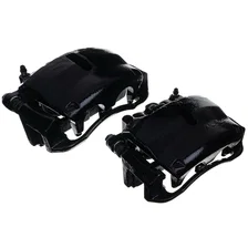 Front BLK CALIPER PAIR W/BRKT for 2004-2005 Ford F-150 image 6
