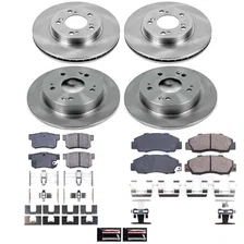 Front and Rear AUTOSPECIALTY BRAKE KIT for 1997-2001 Honda Prelude image 2