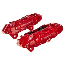Front RED CALIPER PAIR W/O BRKT for 2003-2009 Lexus GX470 and Toyota 4Runner image 6