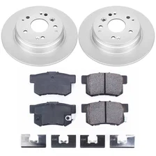 Rear Z17 COATED BRAKE KIT for 2003-2011 Acura TL and Honda Element image 2