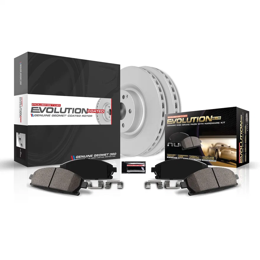 PowerStop CRK9222, Rear Z17 COATED BRAKE KIT for Hyundai Veloster N