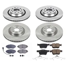 Front and Rear AUTOSPECIALTY BRAKE KIT for Audi and Volkswagen image 2