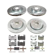 Front and Rear Z26 STREET BRAKE KIT for 2018-2022 Genesis G70 and Kia Stinger image 2