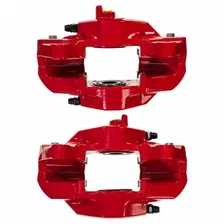 Rear RED CALIPER PAIR W/O BRKT for 2008-2017 Subaru Impreza and WRX STI image 5