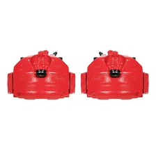 Front RED CALIPER PAIR W/BRKT for Ford and Lincoln image 2