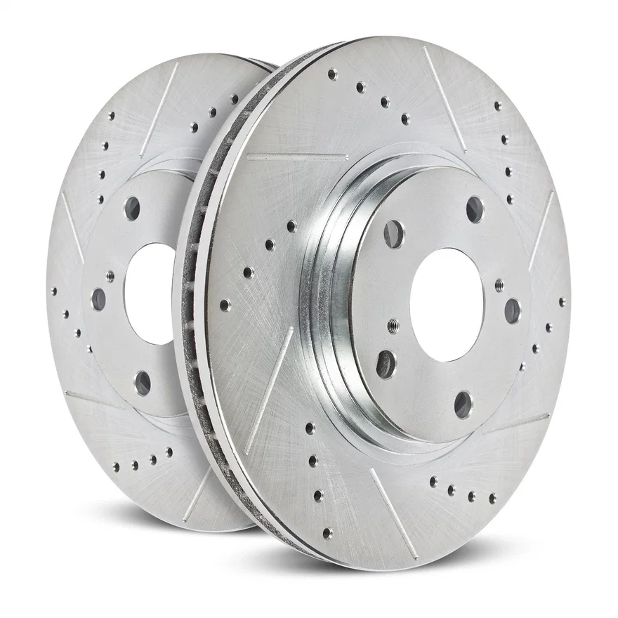 PowerStop EBR1626XPR, Front DRILLEDSLOTTED ROTOR PAIR for Mercedes-Benz