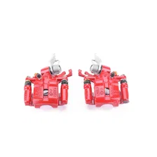 Rear RED CALIPER PAIR W/BRKT for 1998-2002 Honda Accord image 2