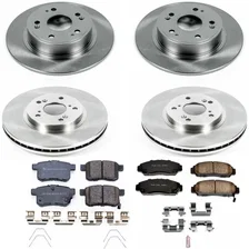Front and Rear AUTOSPECIALTY BRAKE KIT for 2011 Honda Accord image 2