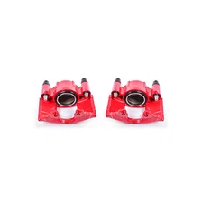 Front RED CALIPER PAIR W/O BRKT for 27 vehicles image 2