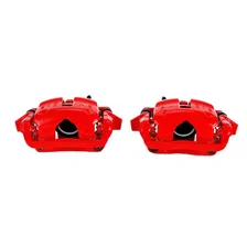 Front RED CALIPER PAIR W/BRKT for 2007-2015 Mini Cooper image 2