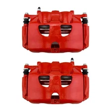 Front RED CALIPER PAIR W/BRKT for 2012-2020 Ford F-150 image 4