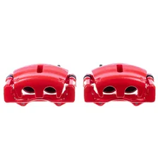 Front RED CALIPER PAIR W/BRKT for 2009-2012 Chevrolet Colorado and GMC Canyon image 2