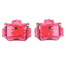 Front RED CALIPER PAIR W/BRKT for 5 vehicles image 2