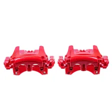 Front RED CALIPER PAIR W/BRKT for Lincoln and Ford image 2