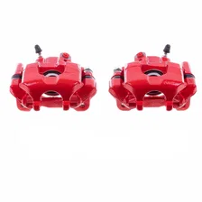 Rear RED CALIPER PAIR W/BRKT for 2005-2010 Scion tC image 2