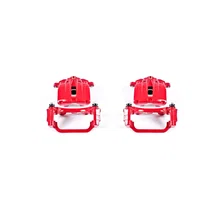 Rear RED CALIPER PAIR W/BRKT for Chevrolet, GMC and Cadillac image 2