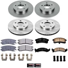 Front and Rear AUTOSPECIALTY BRAKE KIT for 1995-1996 Buick Riviera and Oldsmobile Aurora image 2