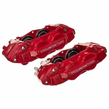 Front RED CALIPER PAIR W/O BRKT for 2010-2015 Lexus GX460 and Toyota 4Runner image 6