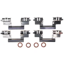Front BLK CALIPER PAIR W/BRKT for Chrysler and Dodge image 6