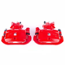 Rear RED CALIPER PAIR W/BRKT for 2000-2002 Toyota MR2 Spyder image 2