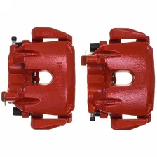 Front RED CALIPER PAIR W/BRKT for 2011-2017 Dodge Durango and Jeep Grand Cherokee image 3
