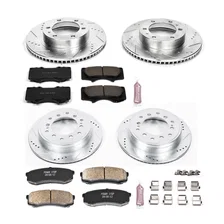Front and Rear Z23 EVOLUTION BRAKE KIT for 2010-2014 Toyota FJ Cruiser image 2