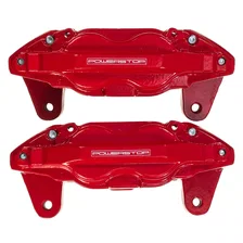 Front RED CALIPER PAIR W/O BRKT for 2007-2015 Toyota Sequoia and Tundra image 2