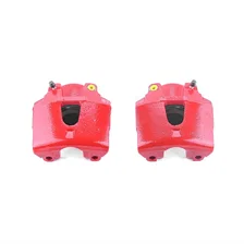 Front RED CALIPER PAIR W/O BRKT for 2000-2002 Dodge Dakota and Durango image 2