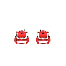 Front RED CALIPER PAIR W/BRKT for Honda and Acura image 2