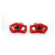 Front RED CALIPER PAIR W/BRKT for Lexus and Toyota image 2