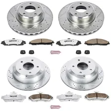 Front and Rear Z26 STREET BRAKE KIT for 2005-2006 Pontiac GTO image 2