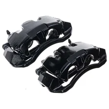 Front BLK CALIPER PAIR W/BRKT for Dodge and Mitsubishi image 5