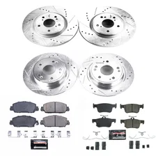 Front and Rear Z23 EVOLUTION BRAKE KIT for 2018-2022 Honda Accord image 2