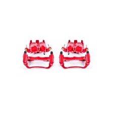Front RED CALIPER PAIR W/BRKT for Nissan and Suzuki image 2