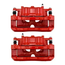 Front RED CALIPER PAIR W/BRKT for 2012-2020 Ford F-150 image 5