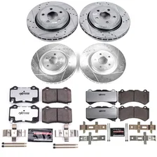 Front and Rear Z26 STREET BRAKE KIT for 2012-2017 Jeep Grand Cherokee image 2