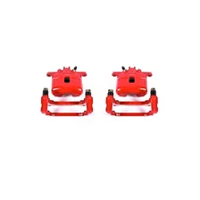 Front RED CALIPER PAIR W/BRKT for Acura and Honda image 2