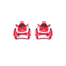 Front RED CALIPER PAIR W/BRKT for 2000-2001 INFINITI I30 and Nissan Maxima image 2