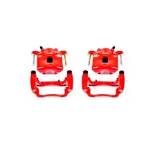 Front RED CALIPER PAIR W/BRKT for Chevrolet, Pontiac and Saturn image 2