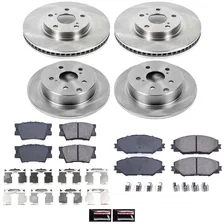 Front and Rear AUTOSPECIALTY BRAKE KIT for 2006-2018 Toyota RAV4 image 2