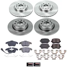 Front and Rear AUTOSPECIALTY BRAKE KIT for 2009-2010 Volkswagen Tiguan image 2