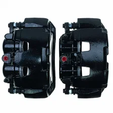Front BLK CALIPER PAIR W/BRKT for Dodge and Mitsubishi image 3