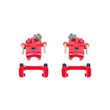Rear RED CALIPER PAIR W/BRKT for 1992-2001 Honda Prelude image 2