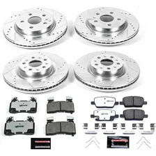 Front and Rear Z26 STREET BRAKE KIT for 2016-2018 Cadillac CT6 image 2