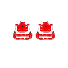 Front RED CALIPER PAIR W/BRKT for Mitsubishi, Chrysler and Dodge image 2