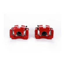 Rear RED CALIPER PAIR W/BRKT for Toyota and Lexus image 2