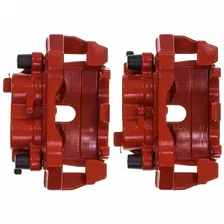 Front RED CALIPER PAIR W/BRKT for 2011-2017 Dodge Durango and Jeep Grand Cherokee image 4