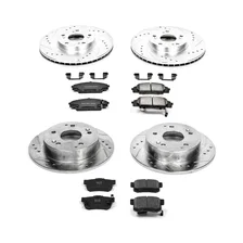 Front and Rear Z23 EVOLUTION BRAKE KIT for 2002-2006 Acura RSX image 2